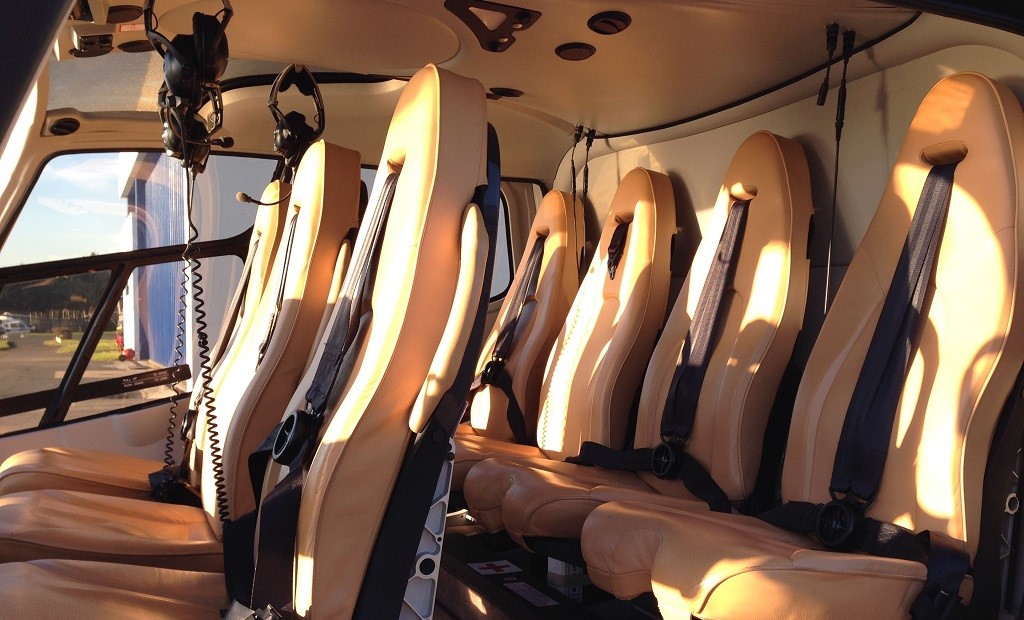 Elicottero H130 – interno cabina passeggeri
